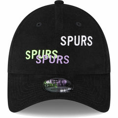 Tottenham Hotspur New Era Triple Wordmark 9FORTY Adjustable Hat Black - New Era
