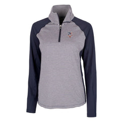 Minnesota Twins Cutter & Buck Women's Americana Logo Forge Tonal Stripe Stretch Half-Zip Pullover Top | MLB Near me