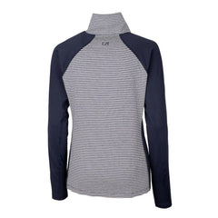 Washington Nationals Cutter & Buck Women's Americana Logo Forge Tonal Stripe Stretch Half-Zip Pullover Top | MLB On Sale