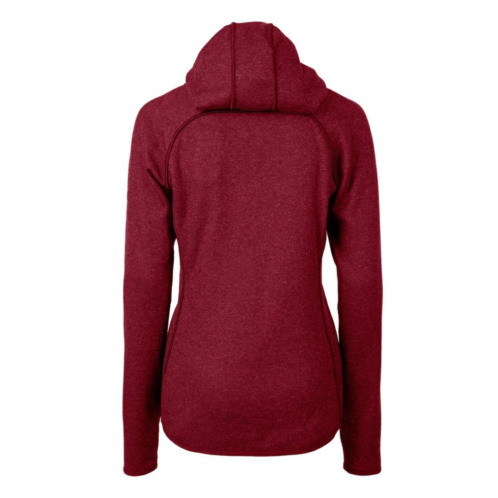 Baltimore Orioles Cutter & Buck Women's Americana Logo Mainsail Sweater-Knit Full-Zip Hoodie | MLB New