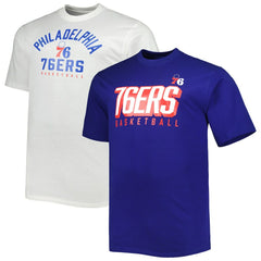 Philadelphia 76ers Big & Tall Two-Pack T-Shirt Set Outlet