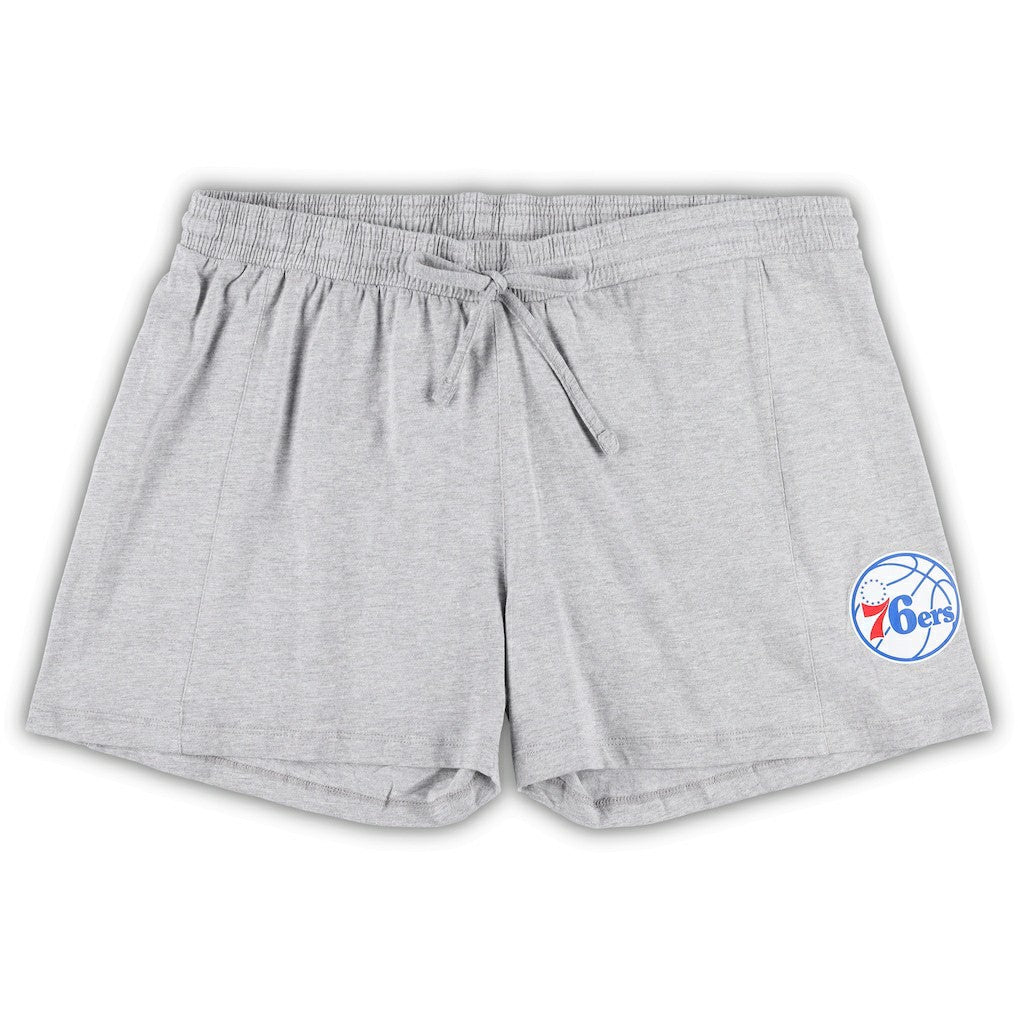 Philadelphia 76ers Women's Plus Size T-Shirt & Shorts Combo Set Online
