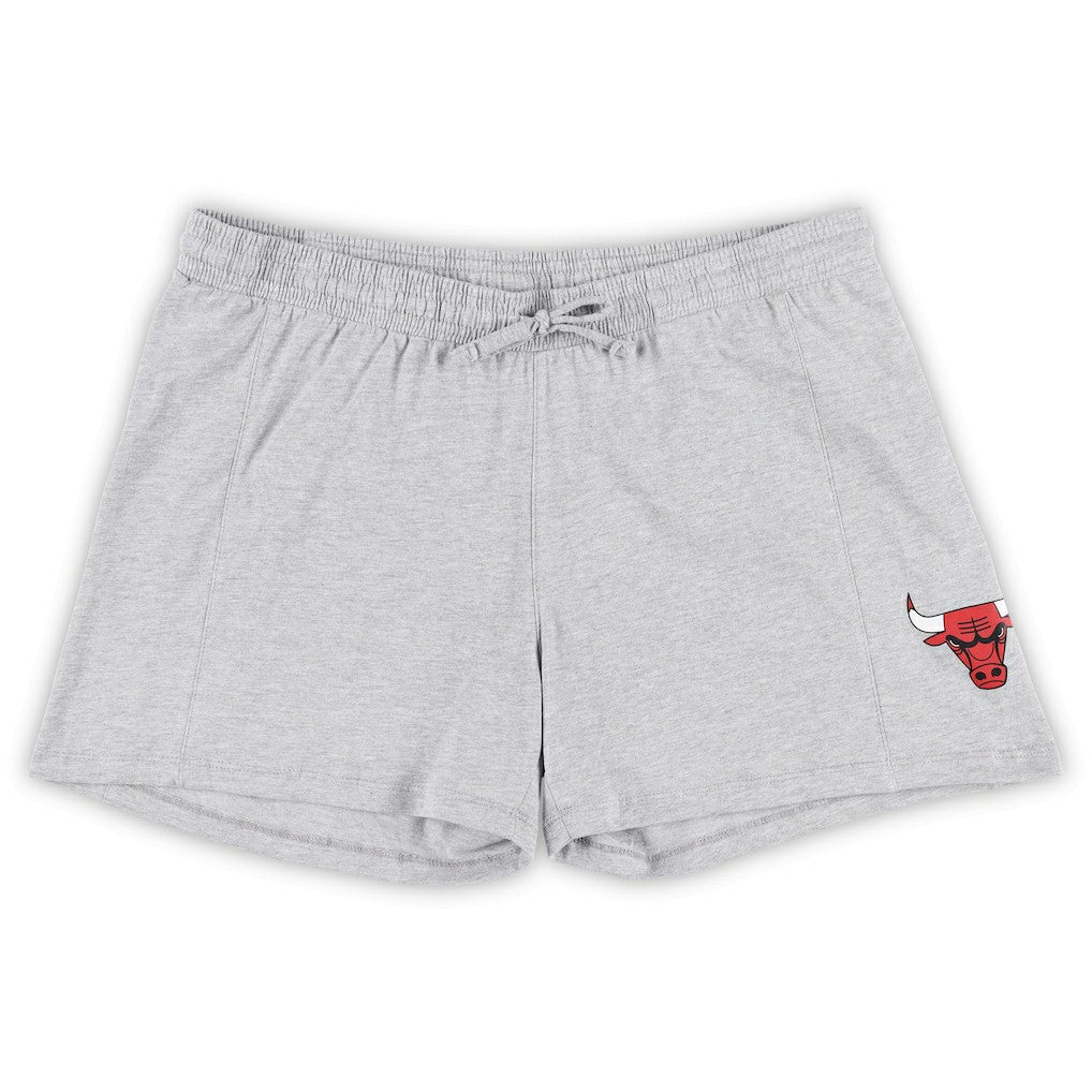 Chicago Bulls Women's Plus Size T-Shirt & Shorts Combo Set sale Online
