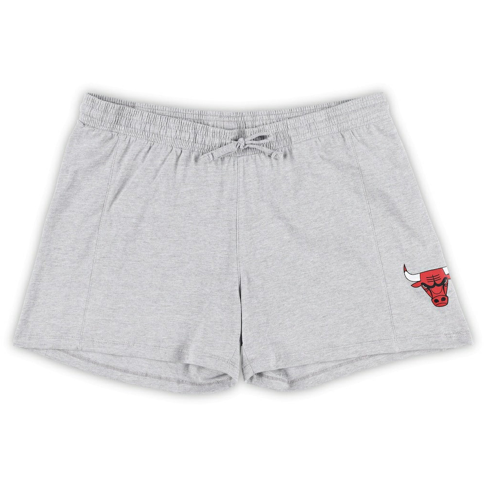 Chicago Bulls Women's Plus Size T-Shirt & Shorts Combo Set sale Online