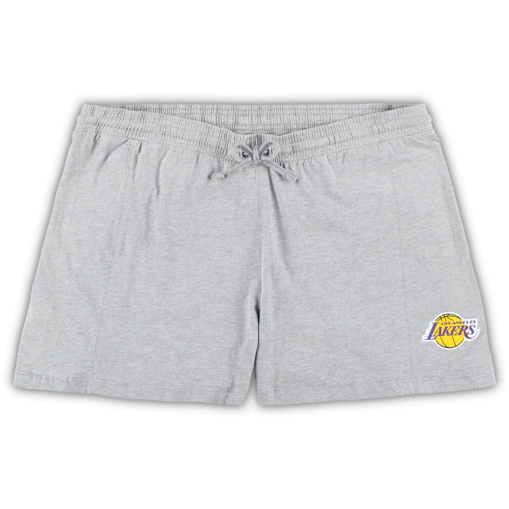 Los Angeles Lakers Women's Plus Size T-Shirt & Shorts Combo Set Online