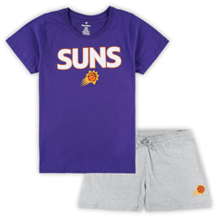 Phoenix Suns Women's Plus Size T-Shirt & Shorts Combo Set For Sale