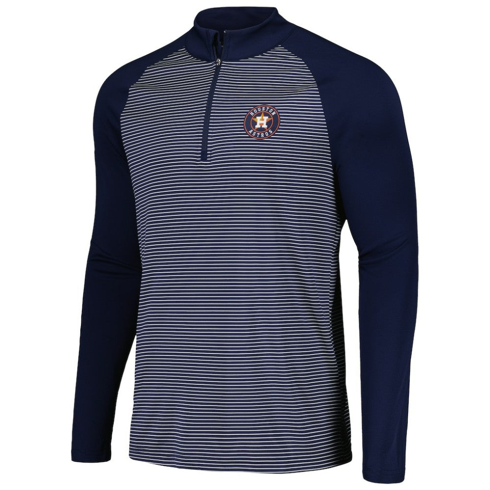 Houston Astros Levelwear Charter Striped Raglan Quarter-Zip Top | MLB On Sale