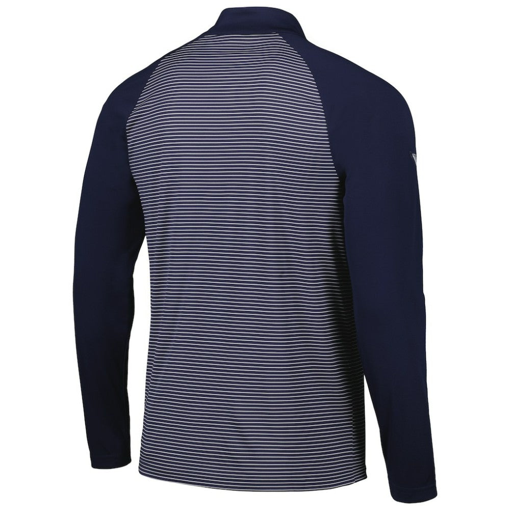 Seattle Mariners Levelwear Charter Striped Raglan Quarter-Zip Top | MLB Near me