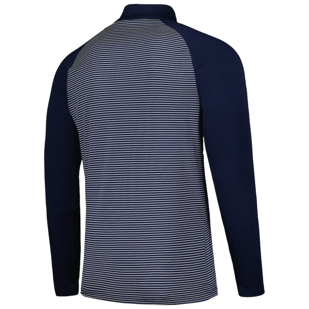 Atlanta Braves Levelwear Charter Striped Raglan Quarter-Zip Top | MLB Sale