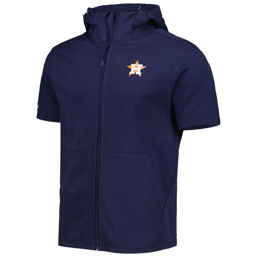 Houston Astros Levelwear Recruit Full-Zip Short Sleeve Hoodie | MLB Outlet