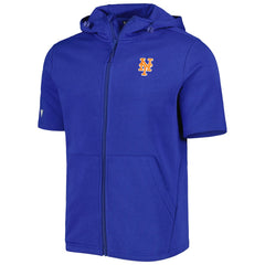 New York Mets Levelwear Recruit Full-Zip Short Sleeve Hoodie | MLB On Sale