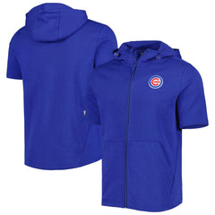 Chicago Cubs Levelwear Recruit Full-Zip Short Sleeve Hoodie | MLB New