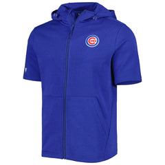Chicago Cubs Levelwear Recruit Full-Zip Short Sleeve Hoodie | MLB New