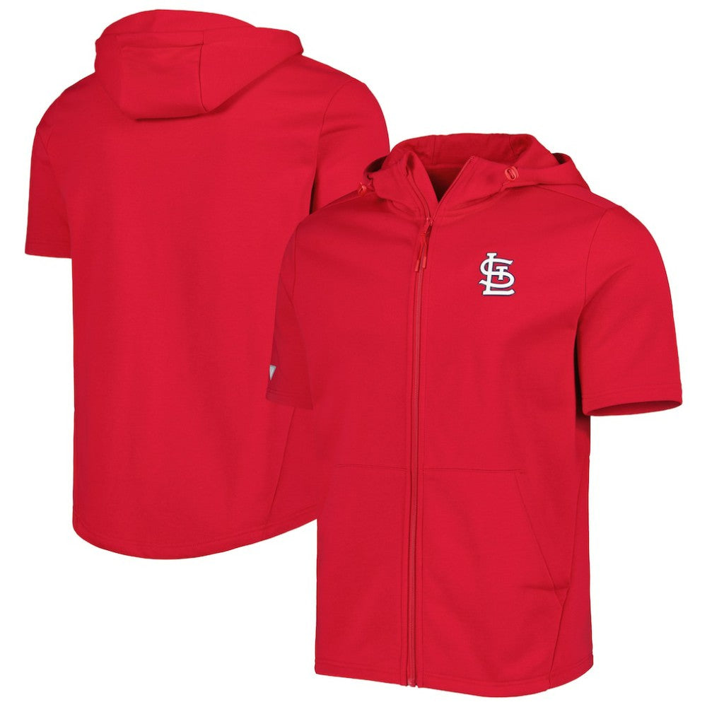 St. Louis Cardinals Levelwear Recruit Full-Zip Short Sleeve Hoodie | MLB US