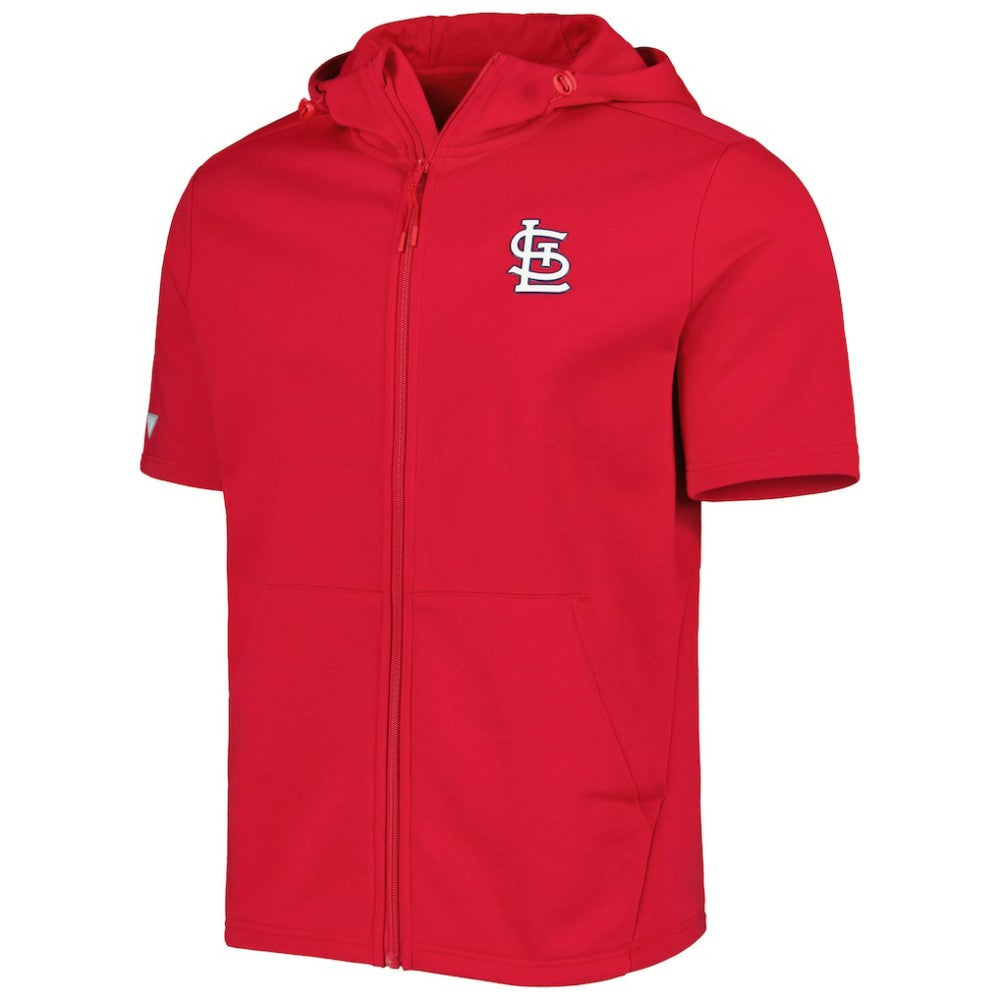 St. Louis Cardinals Levelwear Recruit Full-Zip Short Sleeve Hoodie | MLB US