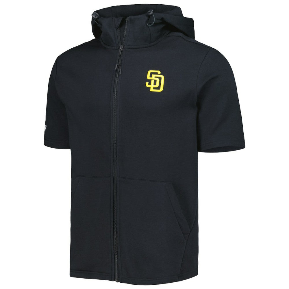 San Diego Padres Levelwear Recruit Full-Zip Short Sleeve Hoodie | MLB Near me