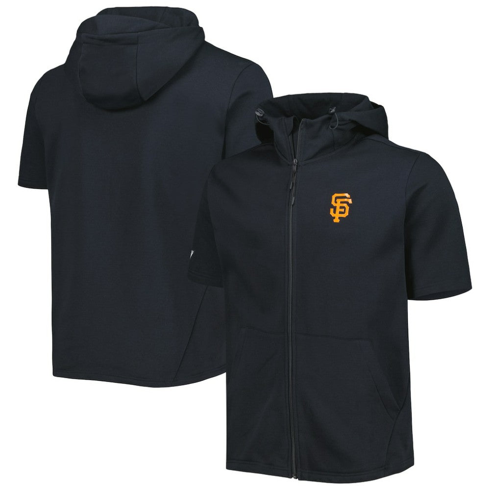 San Francisco Giants Levelwear Recruit Full-Zip Short Sleeve Hoodie | MLB Sale
