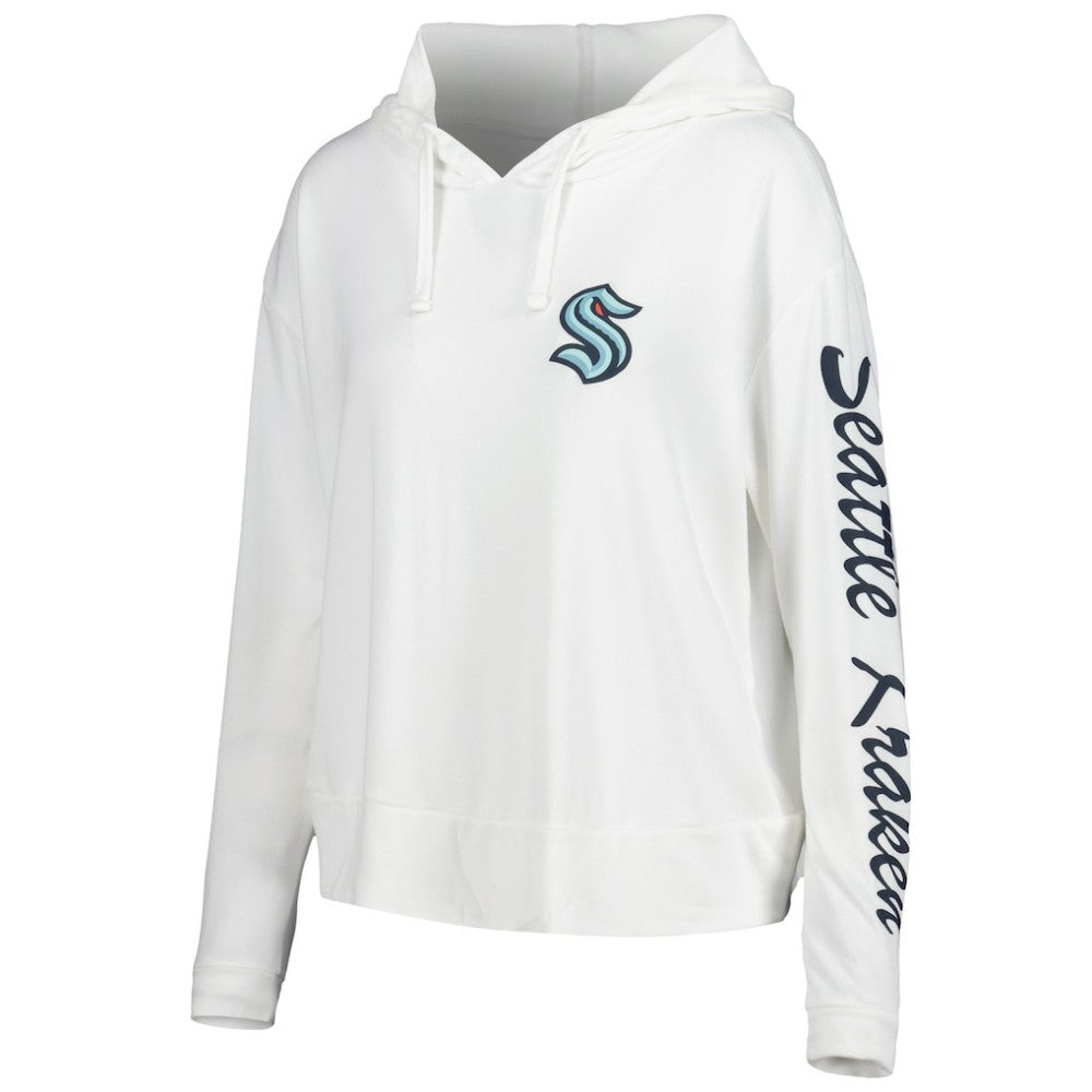 Seattle Kraken Concepts Sport Women's Accord Hacci Long Sleeve Hoodie Top On Sale