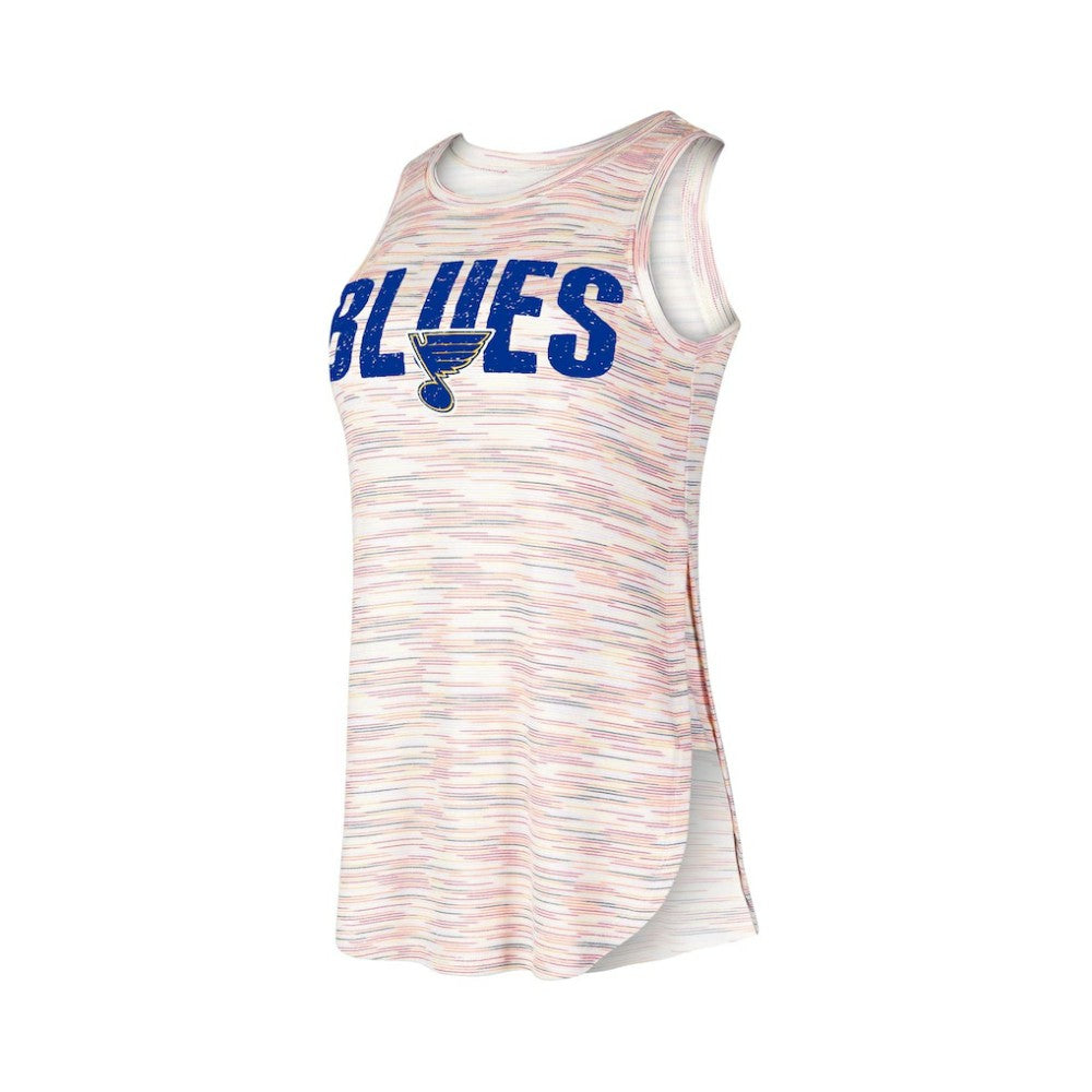 St. Louis Blues Concepts Sport Women's Sunray Multicolor Tri-Blend Tank Top Discount