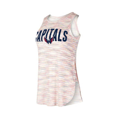 Washington Capitals Concepts Sport Women's Sunray Multicolor Tri-Blend Tank Top On Sale