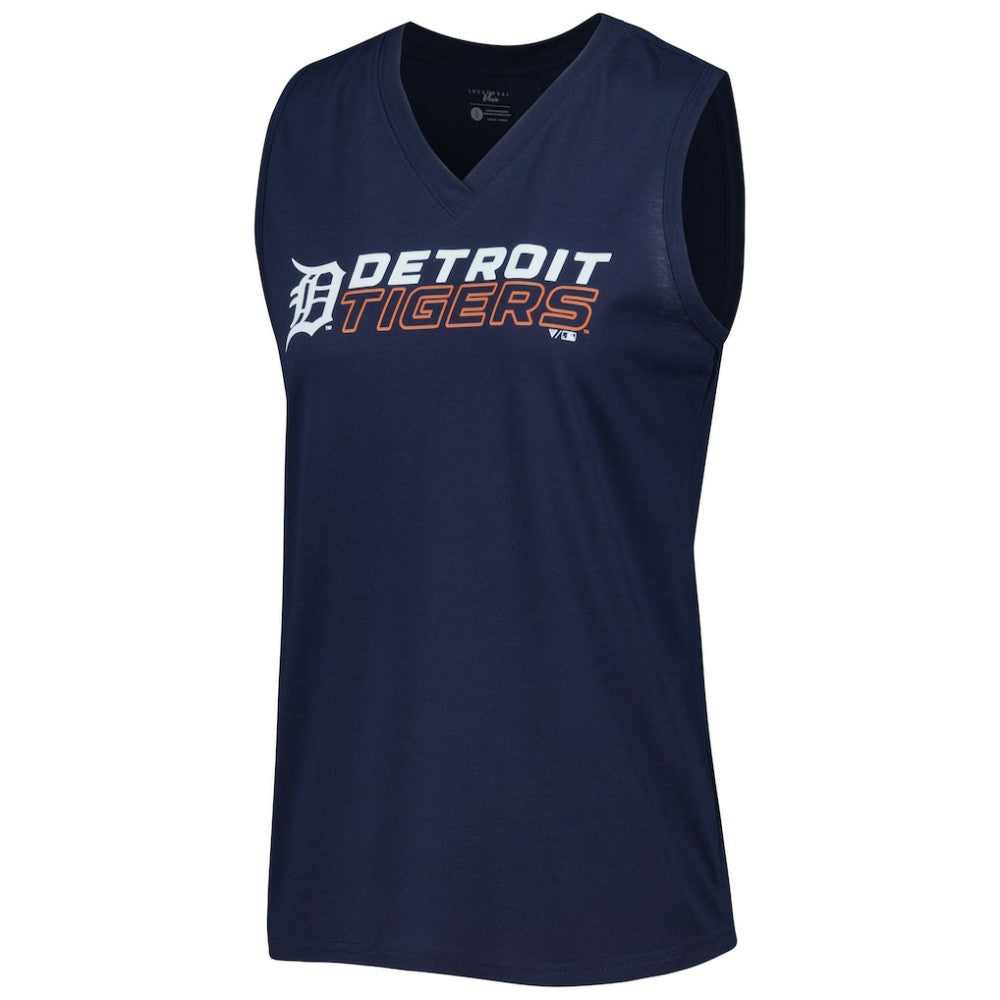 Detroit Tigers Levelwear Women's Paisley Chase V-Neck Tank Top | MLB US