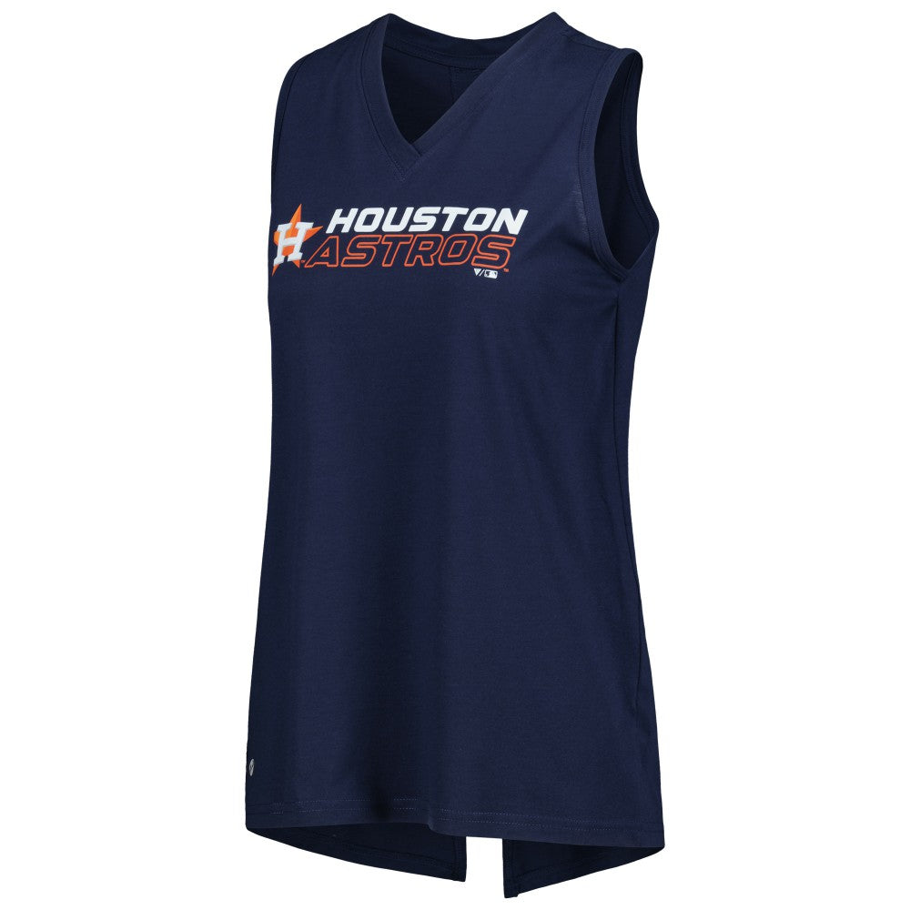 Houston Astros Levelwear Women's Paisley Chase V-Neck Tank Top | MLB Shop