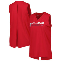 St. Louis Cardinals Levelwear Women's Paisley Chase V-Neck Tank Top | MLB Online
