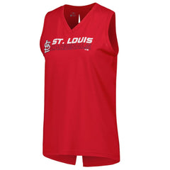 St. Louis Cardinals Levelwear Women's Paisley Chase V-Neck Tank Top | MLB Online
