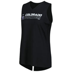 Colorado Rockies Levelwear Women's Paisley Chase V-Neck Tank Top | MLB For sale