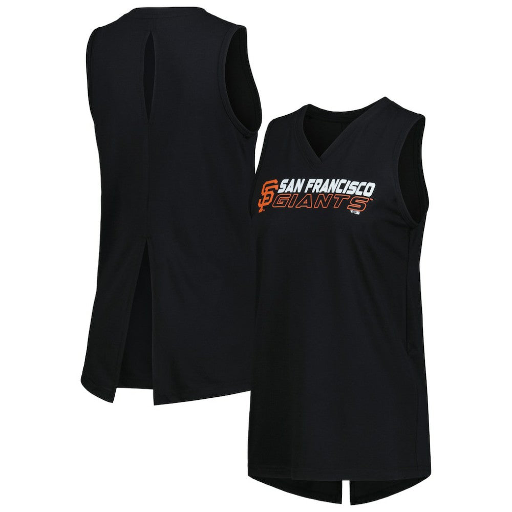 San Francisco Giants Levelwear Women's Paisley Chase V-Neck Tank Top | MLB Shop