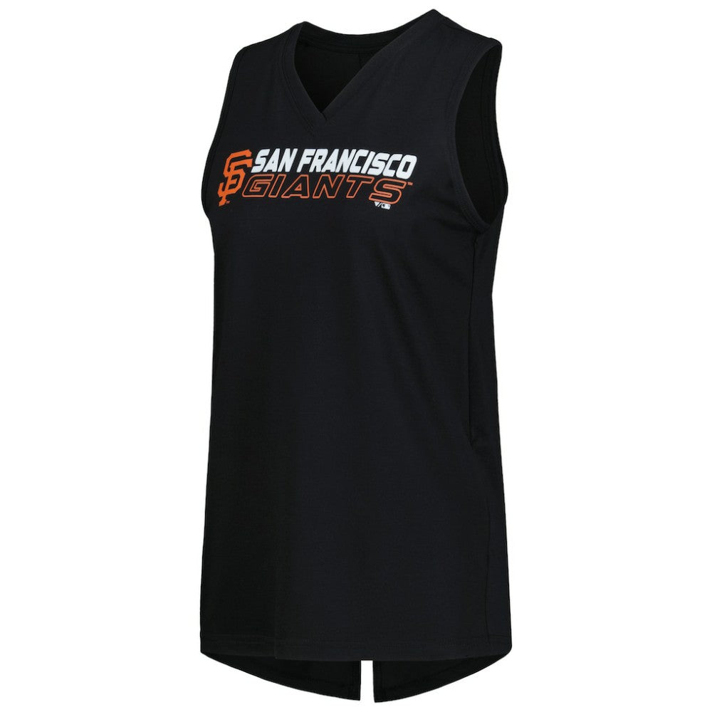 San Francisco Giants Levelwear Women's Paisley Chase V-Neck Tank Top | MLB Shop