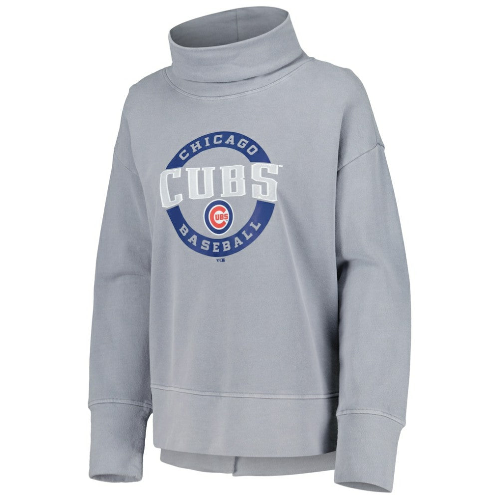 Chicago Cubs Levelwear Women's Sunset Farm Team Pullover Sweatshirt | MLB Discount