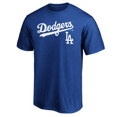 Los Angeles Dodgers Team Lock Up Wordmark T-Shirt | MLB Shop