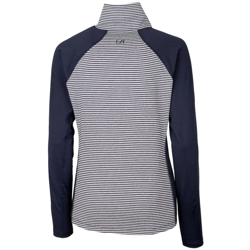 Minnesota Twins Cutter & Buck Women's DryTec Forge Tonal Stripe Stretch Half-Zip Top | MLB Near me