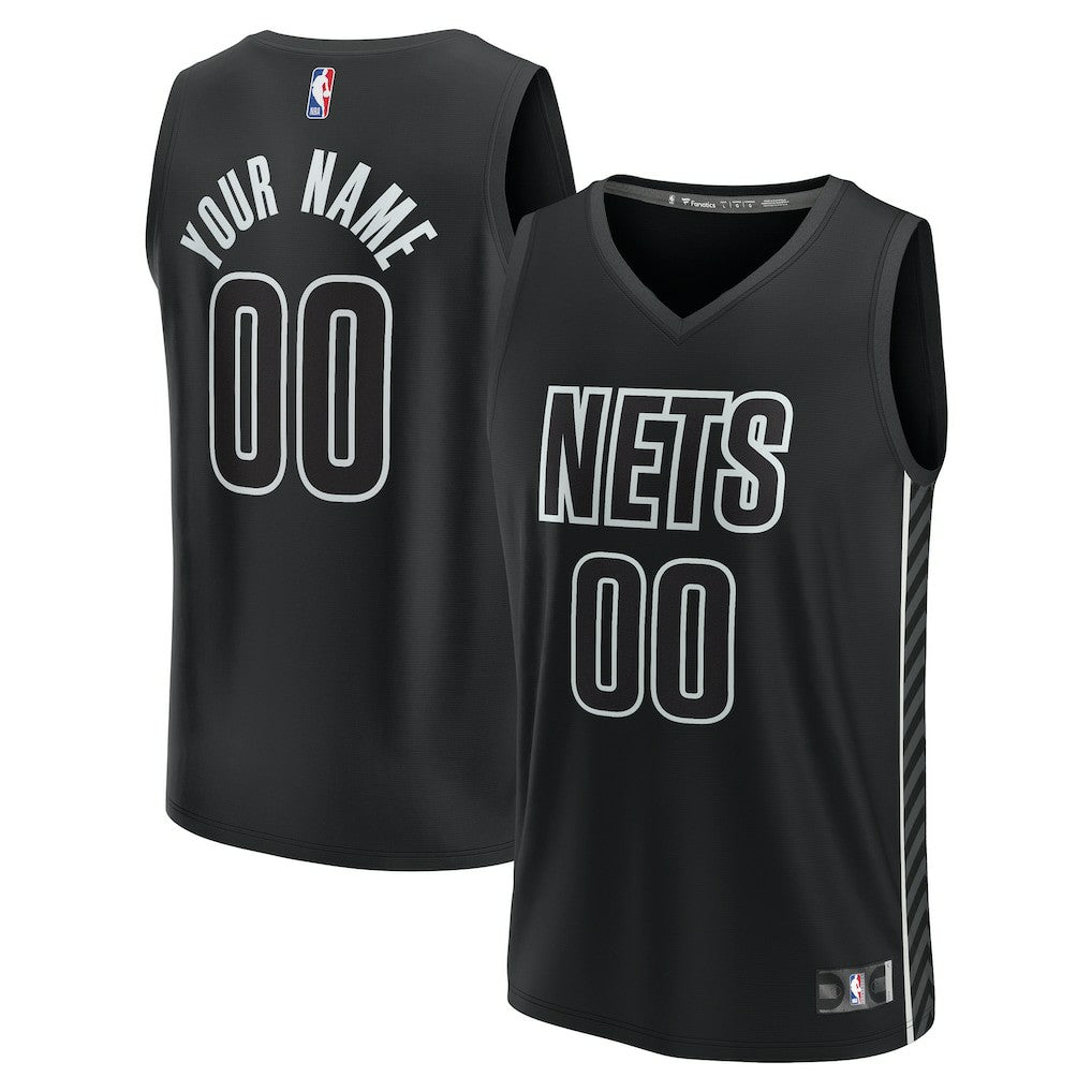 Brooklyn Nets Youth Fast Break Replica Custom Jersey New