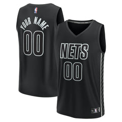 Brooklyn Nets Youth Fast Break Replica Custom Jersey New