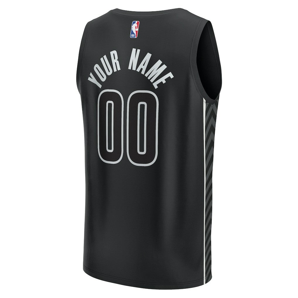 Brooklyn Nets Youth Fast Break Replica Custom Jersey New