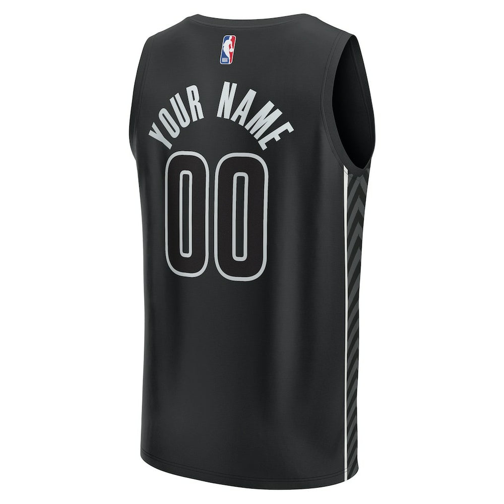 Brooklyn Nets Youth Fast Break Replica Custom Jersey New