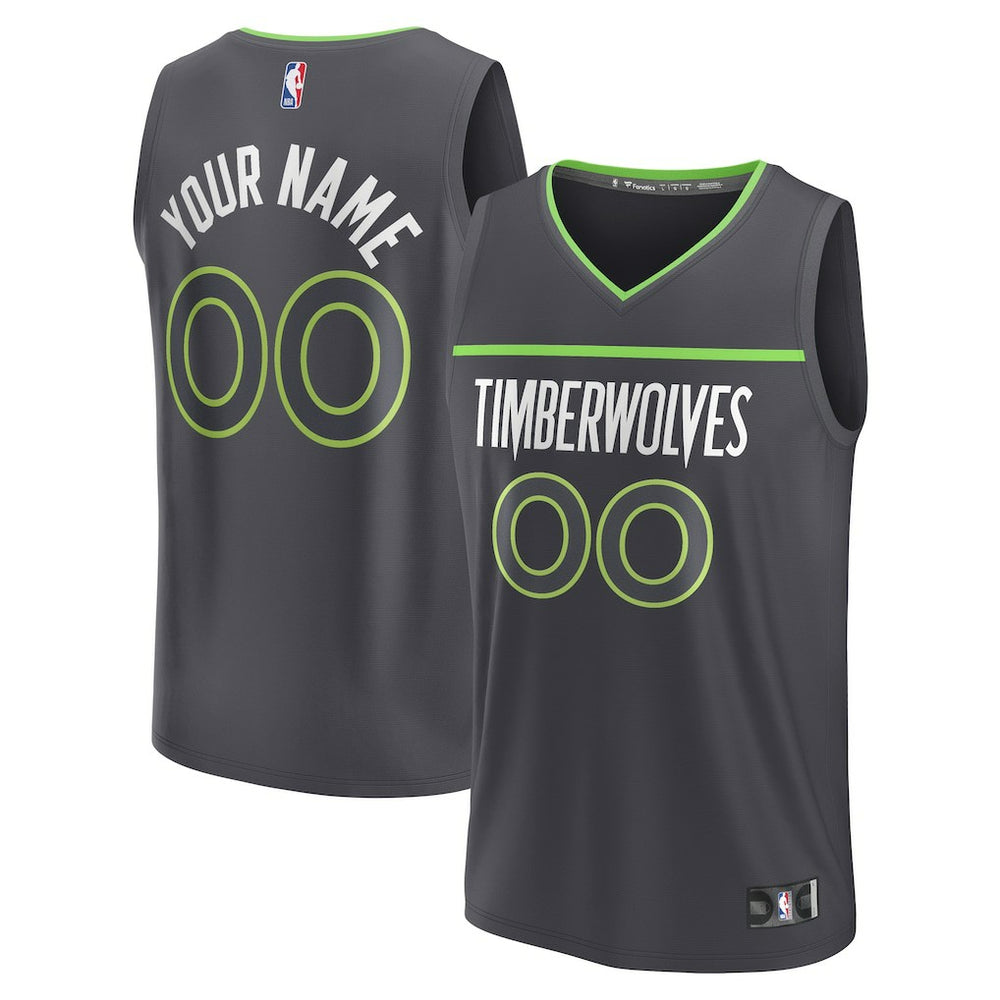 Minnesota Timberwolves Youth Custom Fast Break Jersey On Sale
