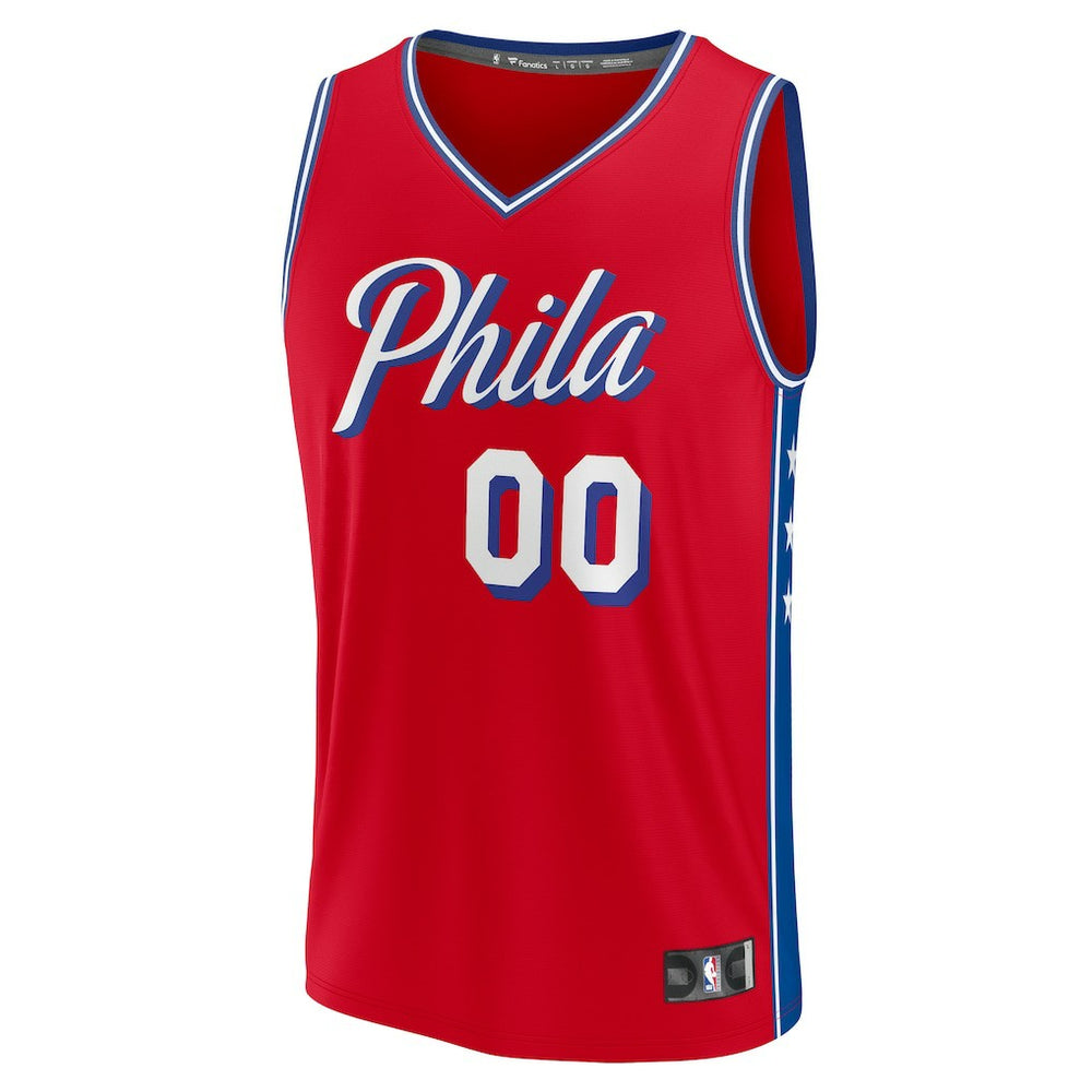 Philadelphia 76ers Youth Fast Break Replica Custom Jersey On Sale
