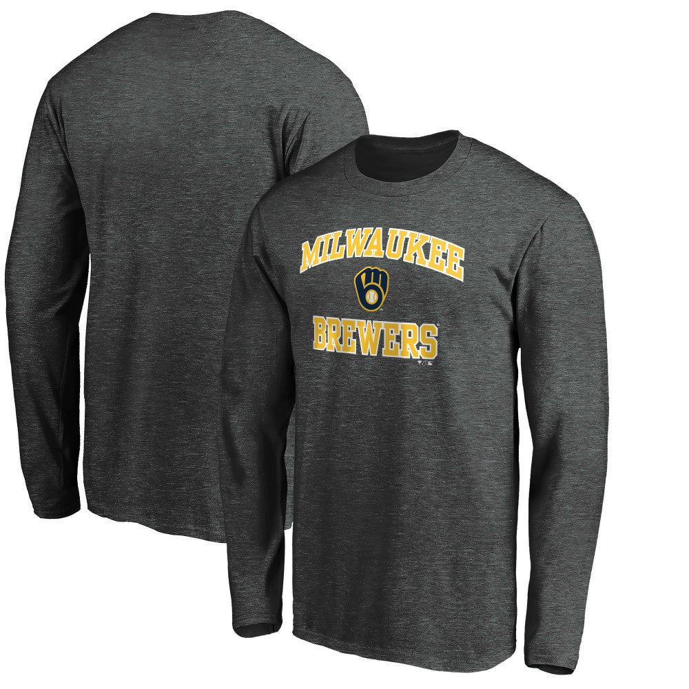 Milwaukee Brewers Heart & Soul Team Long Sleeve T-Shirt | MLB New