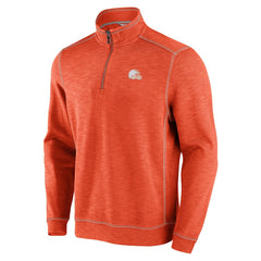 Cleveland Browns Tommy Bahama Tobago Bay Tri-Blend Half-Zip Sweatshirt