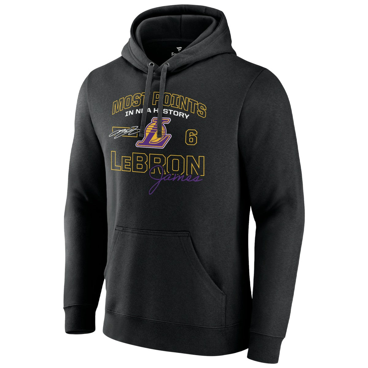 LeBron James Los Angeles Lakers Most Points in NBA History Pullover Hoodie Discount