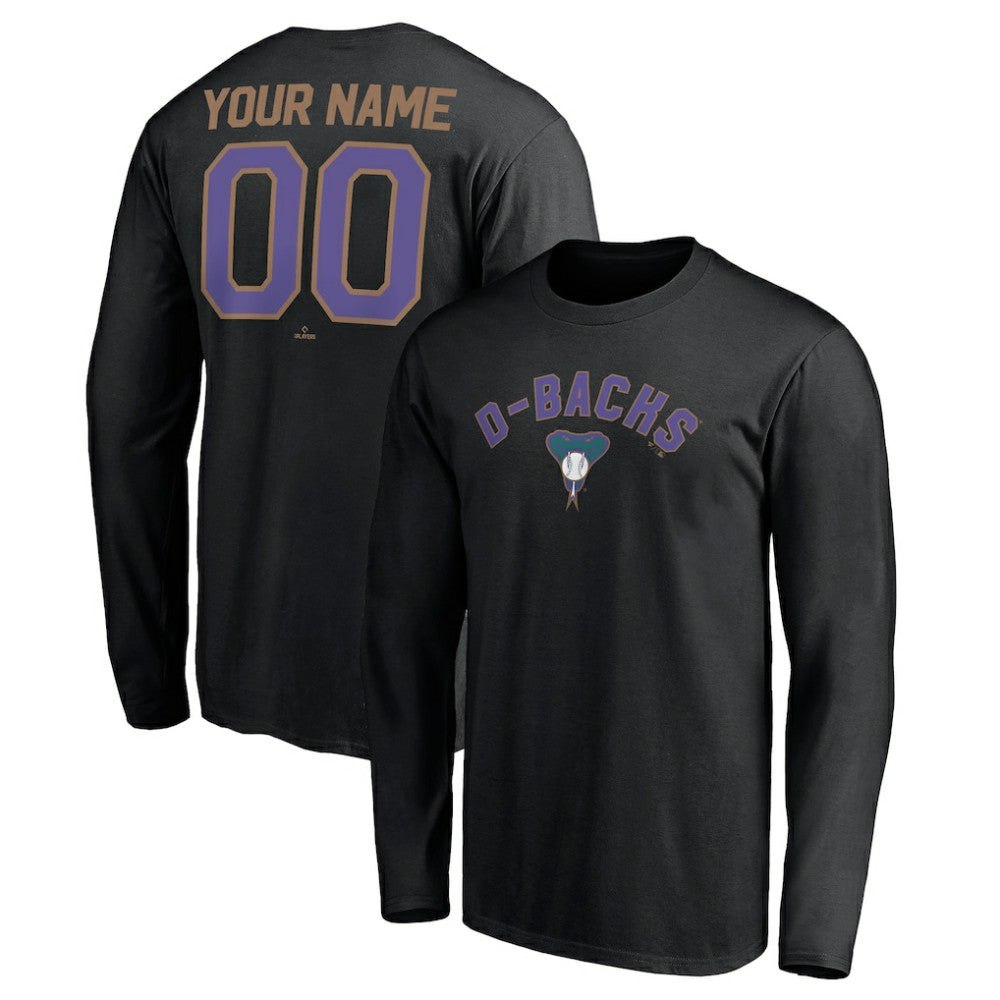 Arizona Diamondbacks Personalized Cooperstown Collection Winning Streak Long Sleeve T-Shirt | MLB Sale