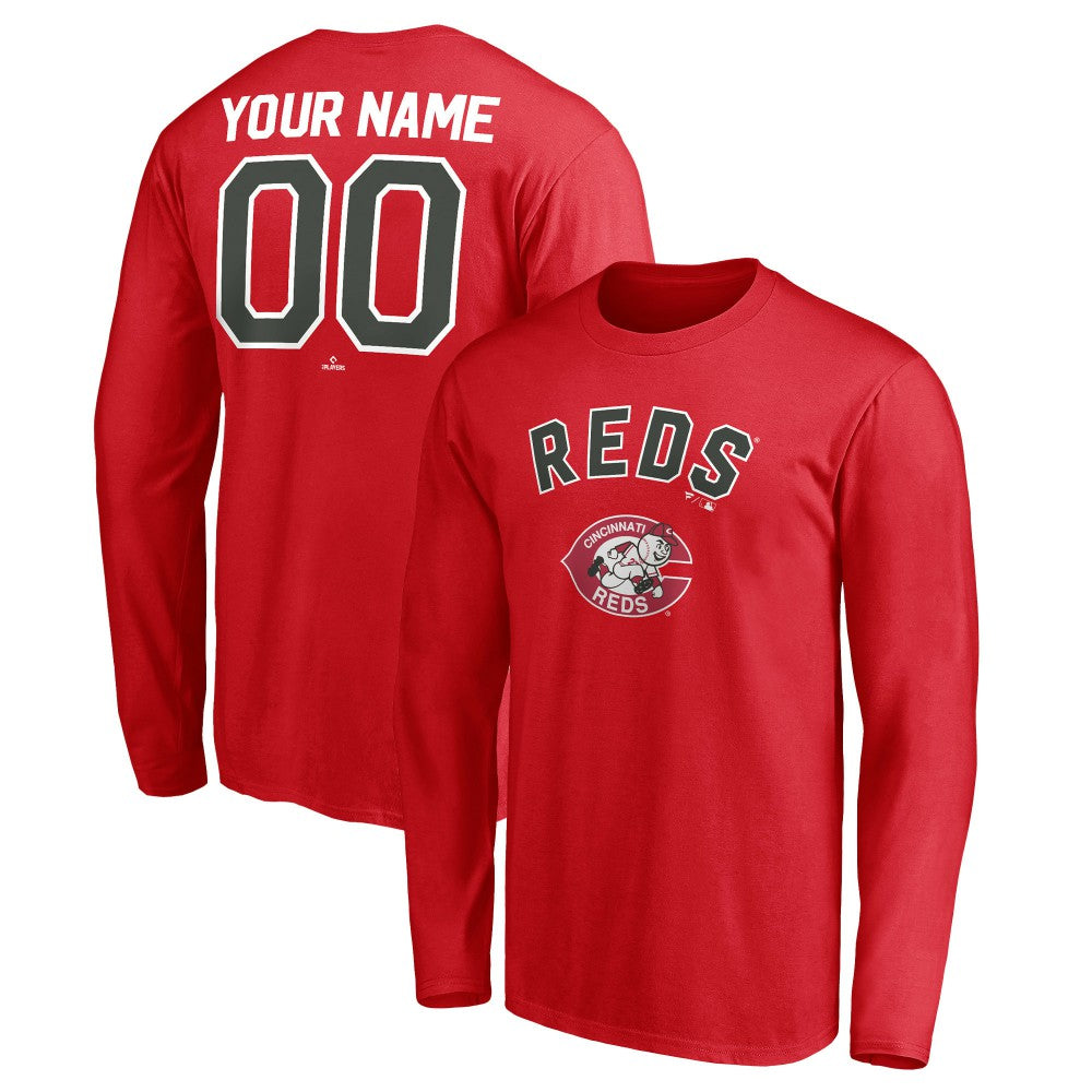 Cincinnati Reds Personalized Cooperstown Collection Winning Streak Long Sleeve T-Shirt | MLB Near me
