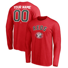 Cincinnati Reds Personalized Cooperstown Collection Winning Streak Long Sleeve T-Shirt | MLB Near me