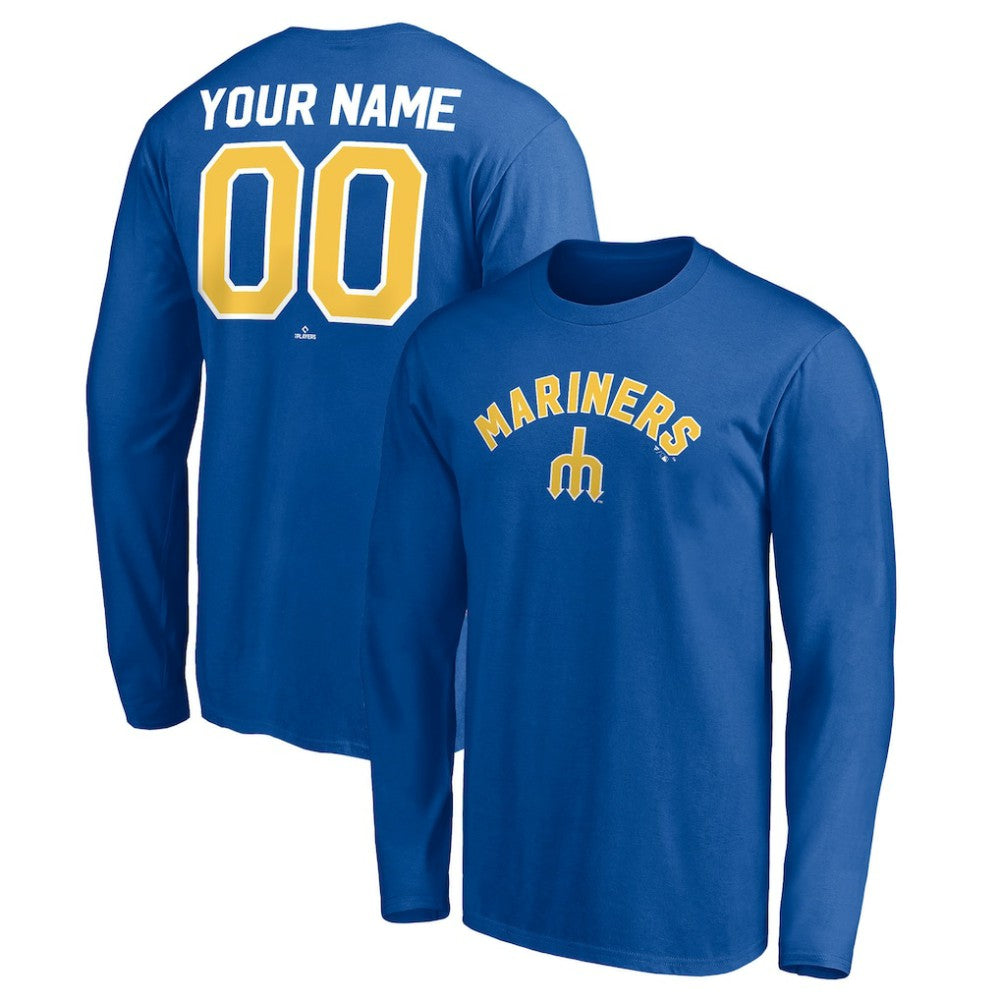 Seattle Mariners Personalized Cooperstown Collection Winning Streak Long Sleeve T-Shirt | MLB Shop