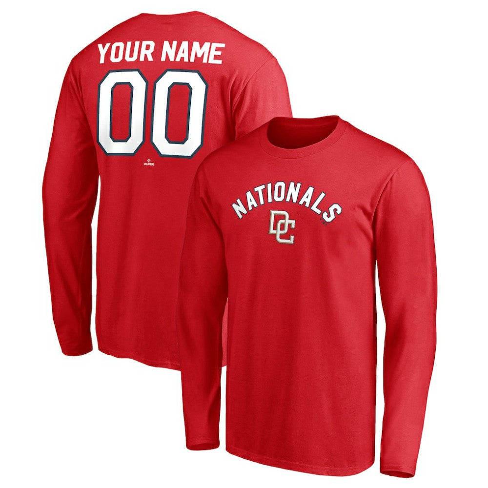 Washington Nationals Personalized Cooperstown Collection Winning Streak Long Sleeve T-Shirt | MLB Discount