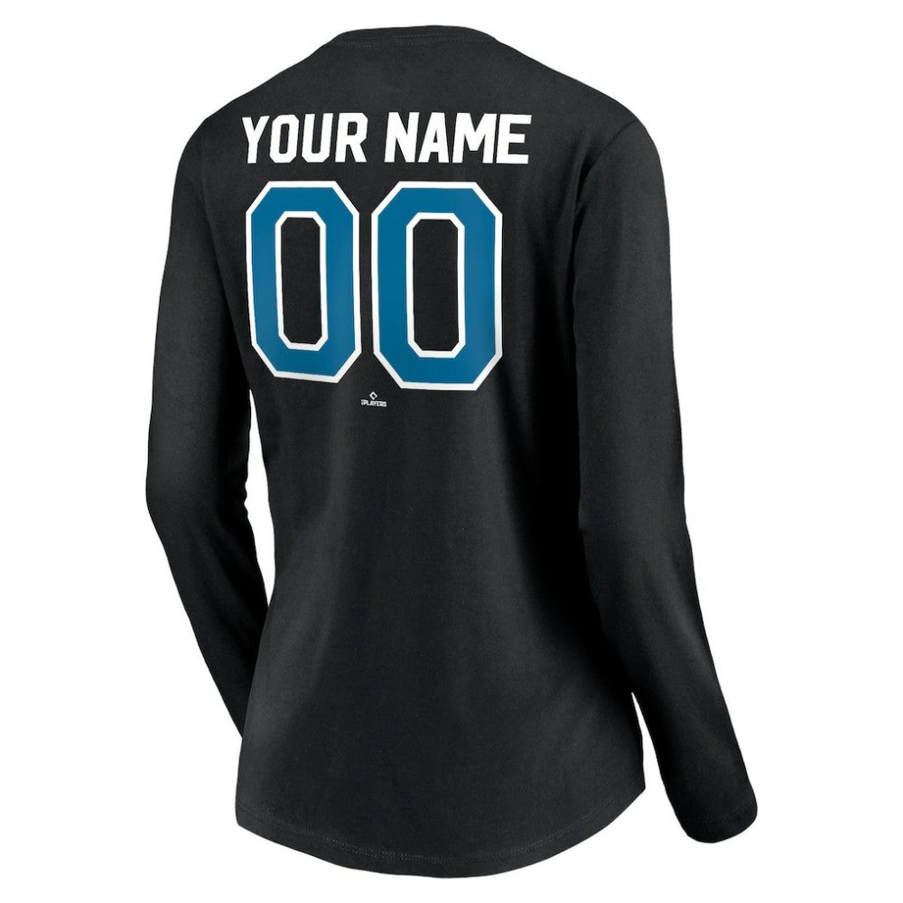 Tampa Bay Rays Women's Cooperstown Collection Personalized Winning Streak Long Sleeve V-Neck T-Shirt | MLB US