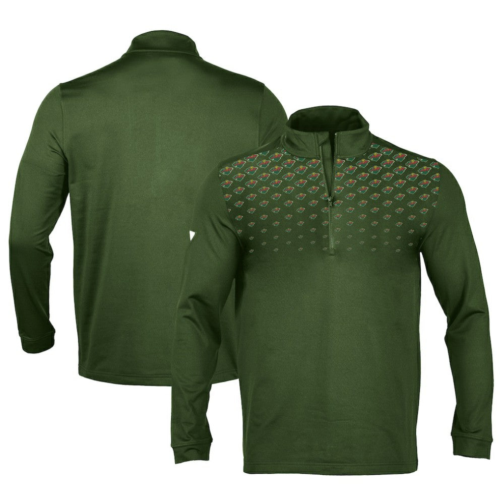 Minnesota Wild Levelwear NHL x PGA Scout Midlayer Quarter-Zip Pullover Top Discount